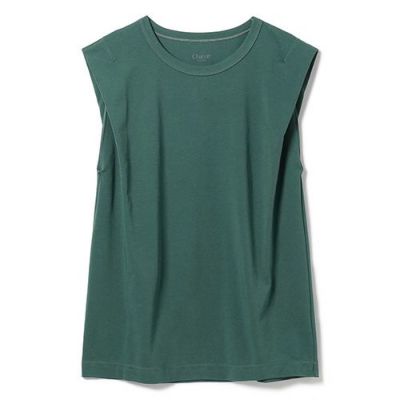 チャコット・バランス Chacott BALANCE HandsomeCotton ノースリーブTシャツ ヨガ ウィメンズ 256210-8520-55-039
