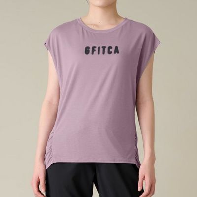 ジーフィット G-FIT フレンチスリーブトップ フィットネス ウィメンズ GA-C672TS-LV
