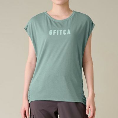 ジーフィット G-FIT フレンチスリーブトップ フィットネス ウィメンズ GA-C672TS-MSG